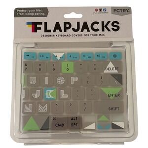Flapjacks Designer Keyboard‎ Cover For MacBook Air Pro Desktop Lime Light New